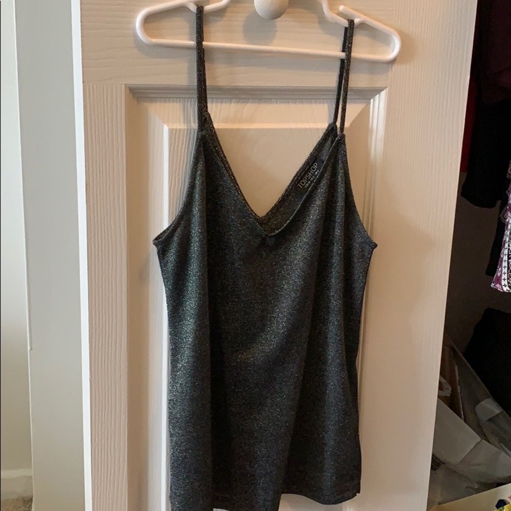 TopShop glitter tank